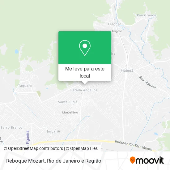 Reboque Mozart mapa