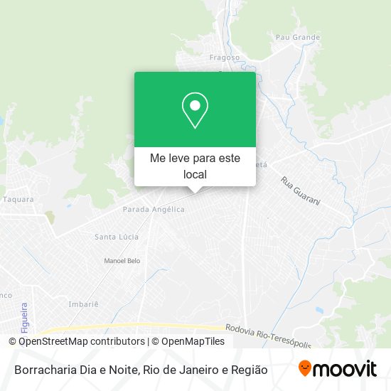 Borracharia Dia e Noite mapa