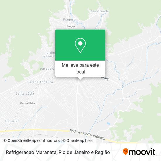 Refrigeracao Maranata mapa