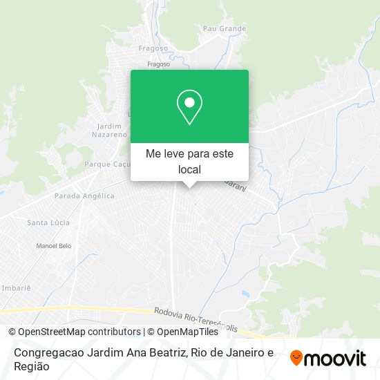 Congregacao Jardim Ana Beatriz mapa