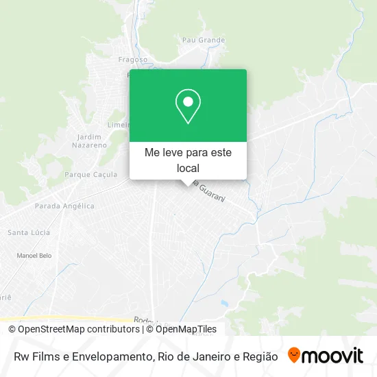 Rw Films e Envelopamento mapa