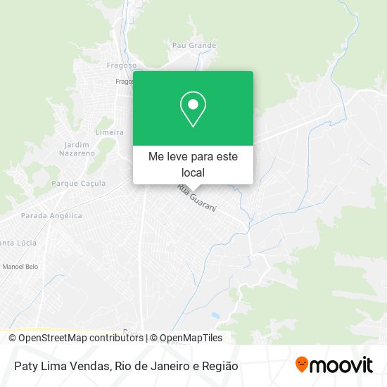 Paty Lima Vendas mapa