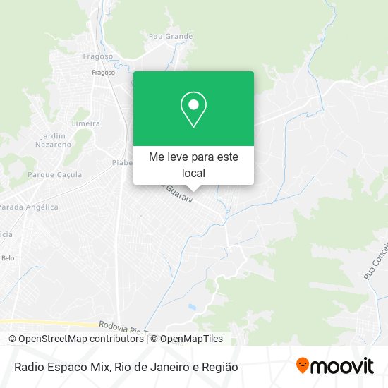 Radio Espaco Mix mapa