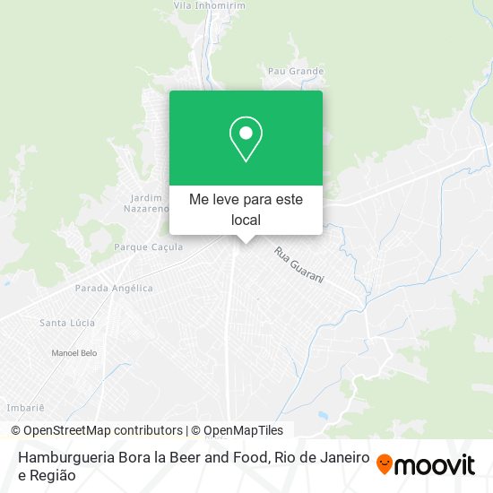 Hamburgueria Bora la Beer and Food mapa