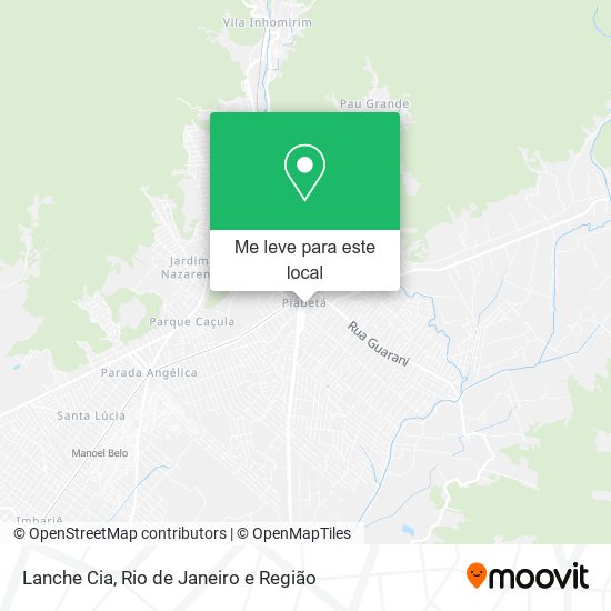 Lanche Cia mapa