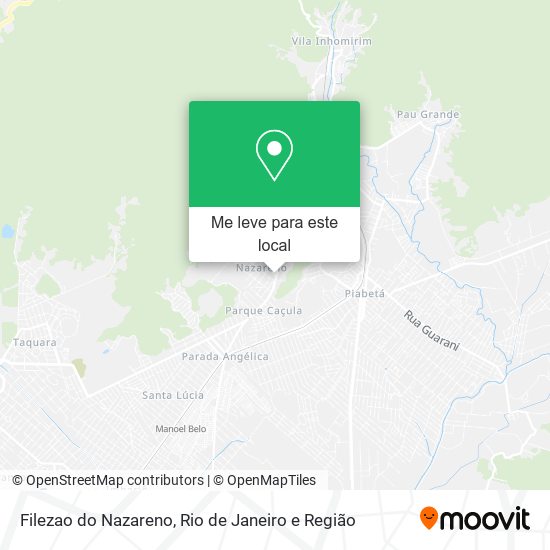 Filezao do Nazareno mapa