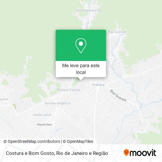 Costura e Bom Gosto mapa