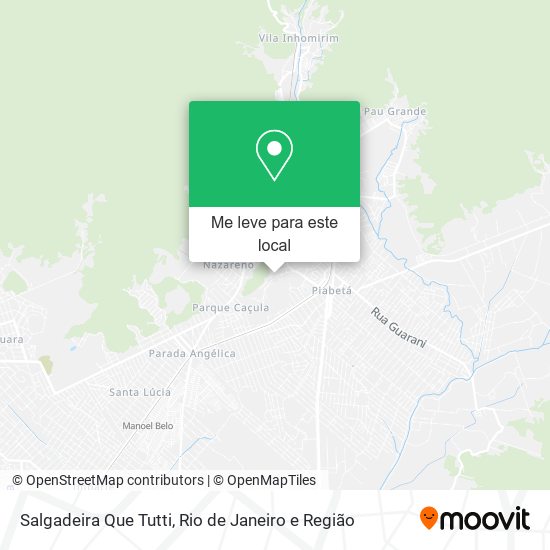 Salgadeira Que Tutti mapa