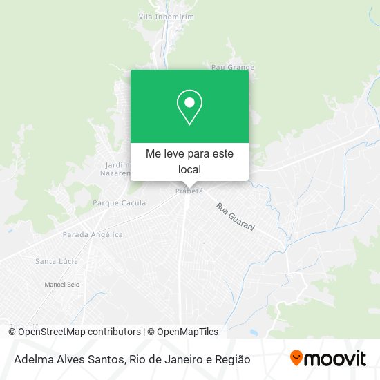 Adelma Alves Santos mapa