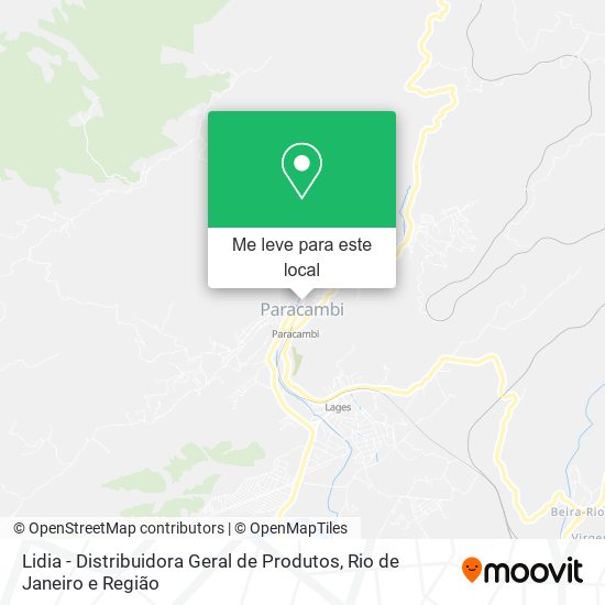 Lidia - Distribuidora Geral de Produtos mapa