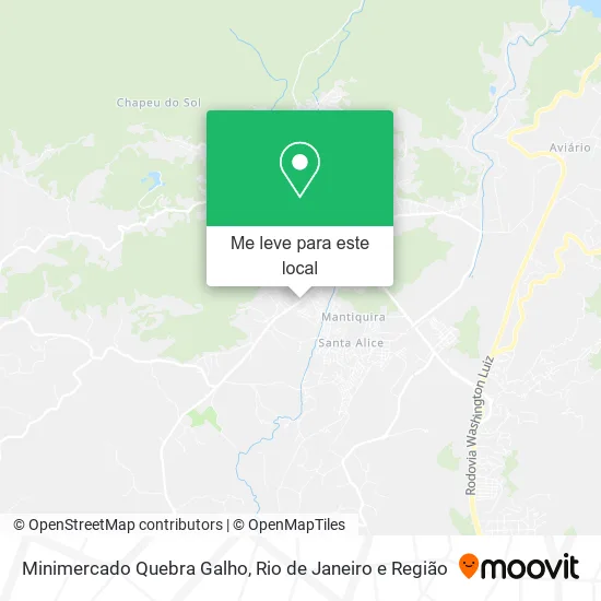 Minimercado Quebra Galho mapa
