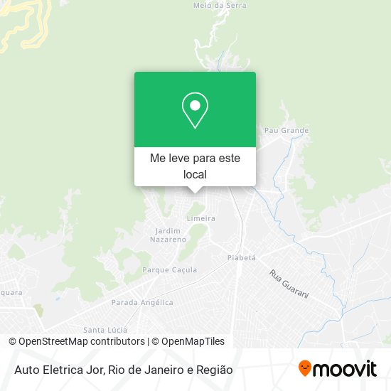 Auto Eletrica Jor mapa