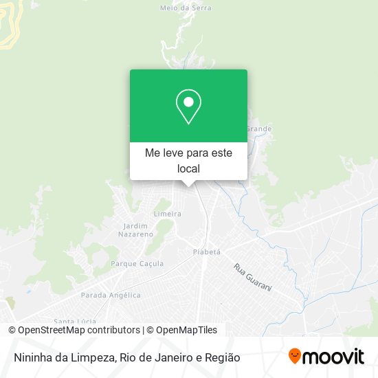 Nininha da Limpeza mapa