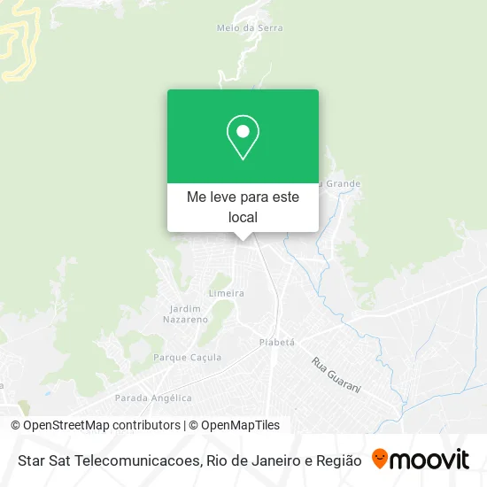 Star Sat Telecomunicacoes mapa