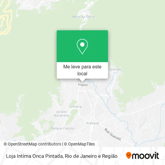 Loja Intima Onca Pintada mapa