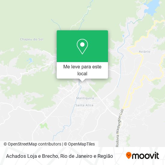 Achados Loja e Brecho mapa