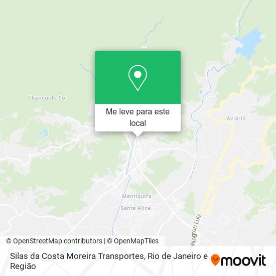 Silas da Costa Moreira Transportes mapa