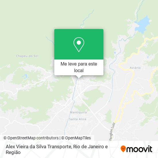Alex Vieira da Silva Transporte mapa