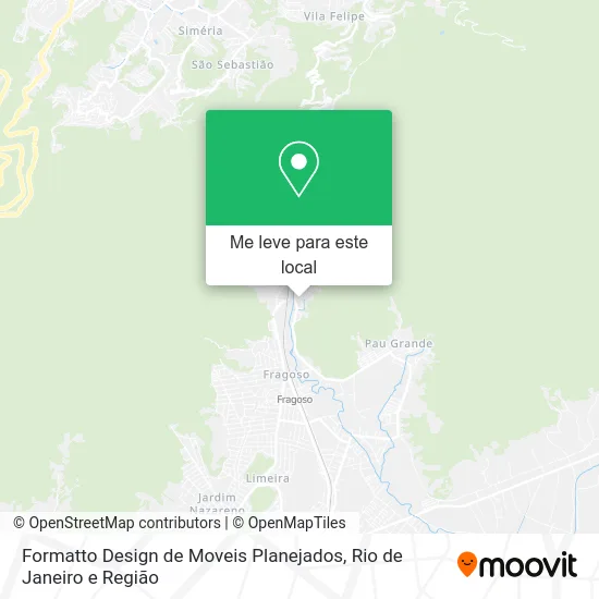 Formatto Design de Moveis Planejados mapa