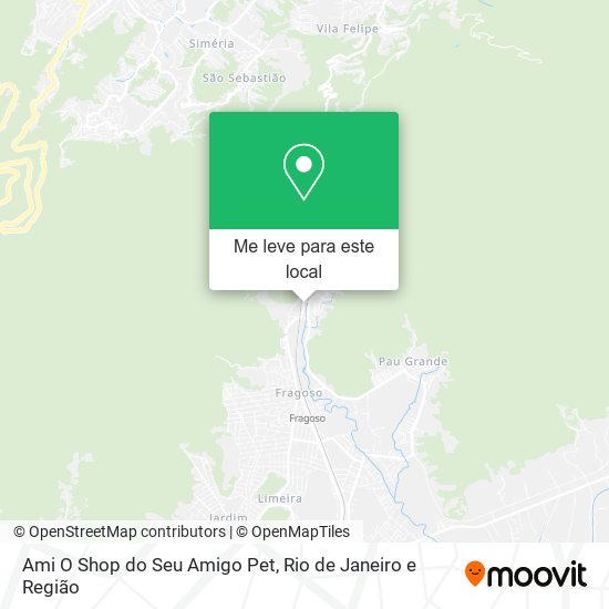 Ami O Shop do Seu Amigo Pet mapa