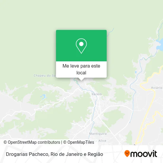 Drogarias Pacheco mapa
