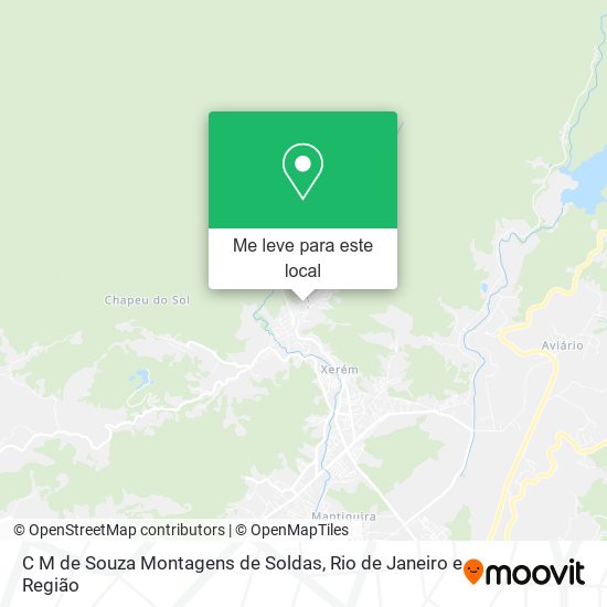 C M de Souza Montagens de Soldas mapa