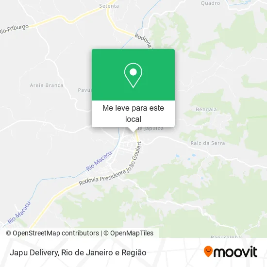 Japu Delivery mapa