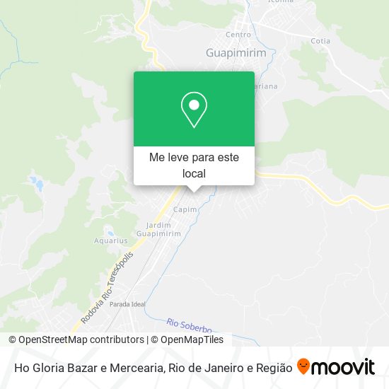 Ho Gloria Bazar e Mercearia mapa