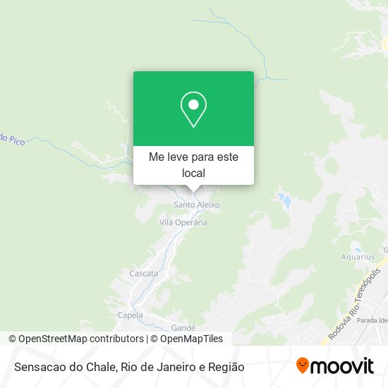 Sensacao do Chale mapa