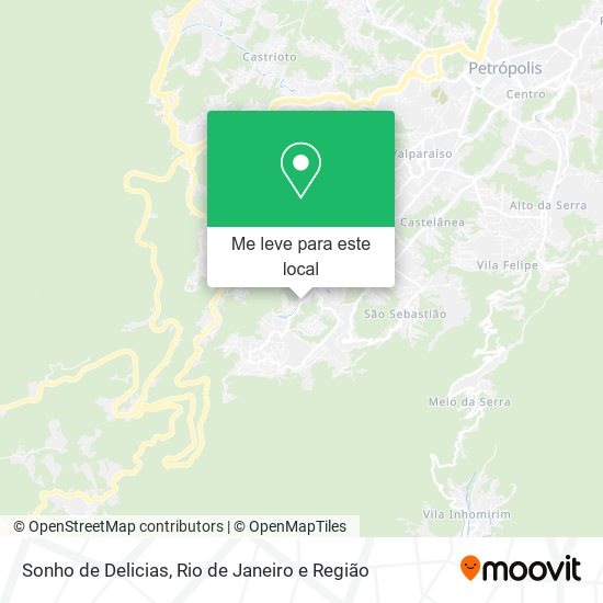 Sonho de Delicias mapa