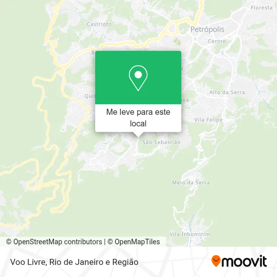 Voo Livre mapa