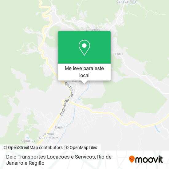 Deic Transportes Locacoes e Servicos mapa