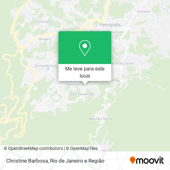 Christine Barbosa mapa