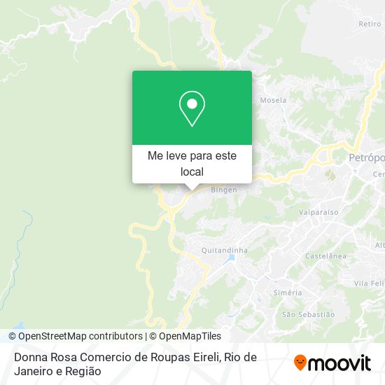 Donna Rosa Comercio de Roupas Eireli mapa
