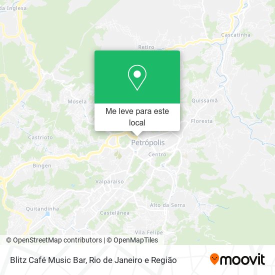 Blitz Café Music Bar mapa