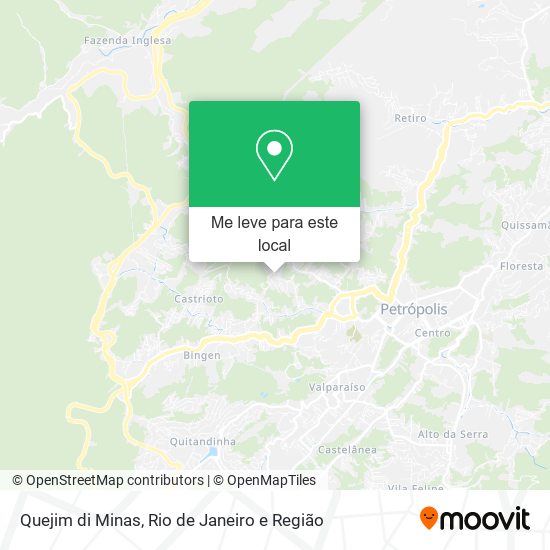 Quejim di Minas mapa