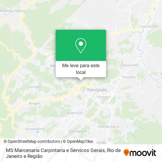 MS Marcenaria Carpintaria e Servicos Gerais mapa
