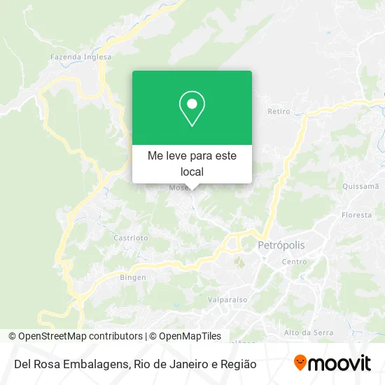 Del Rosa Embalagens mapa