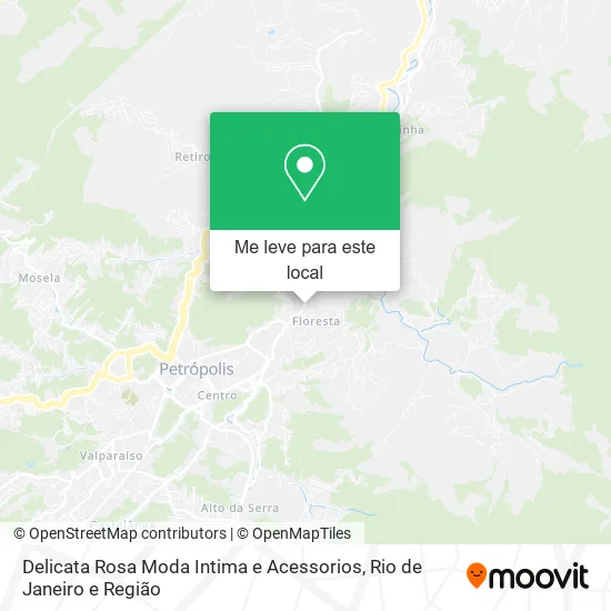 Delicata Rosa Moda Intima e Acessorios mapa