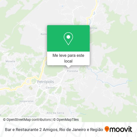 Bar e Restaurante 2 Amigos mapa
