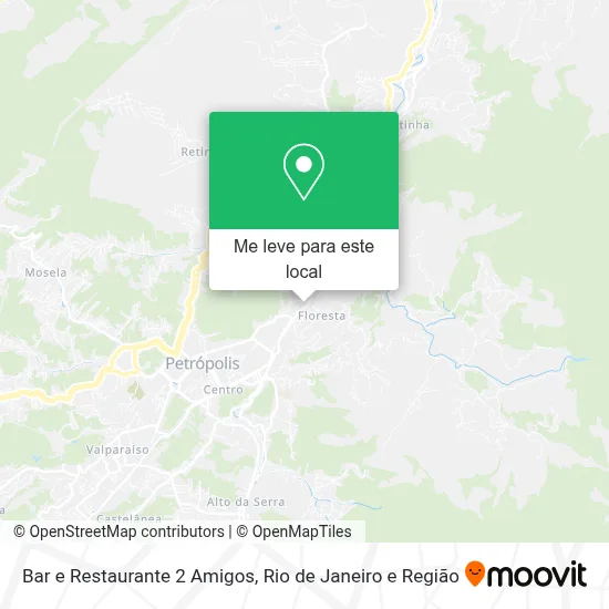 Bar e Restaurante 2 Amigos mapa