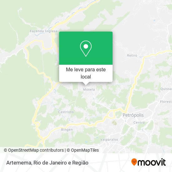 Artemema mapa