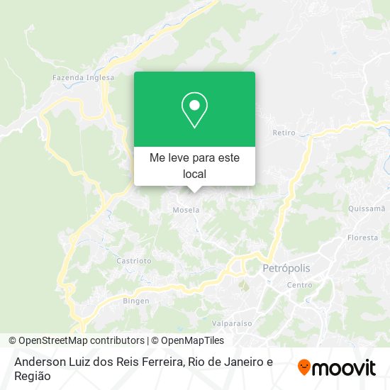 Anderson Luiz dos Reis Ferreira mapa