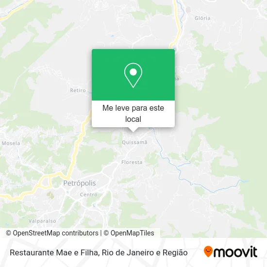 Restaurante Mae e Filha mapa