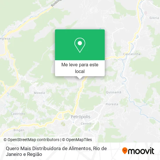 Quero Mais Distribuidora de Alimentos mapa