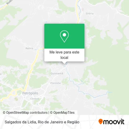 Salgados da Lidia mapa