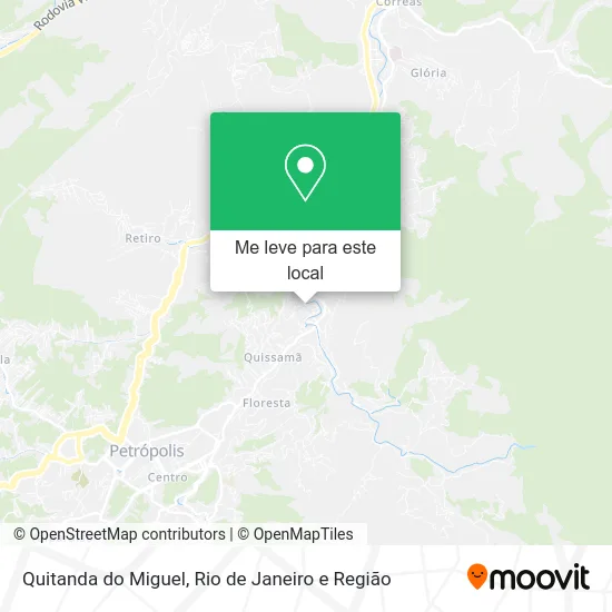 Quitanda do Miguel mapa