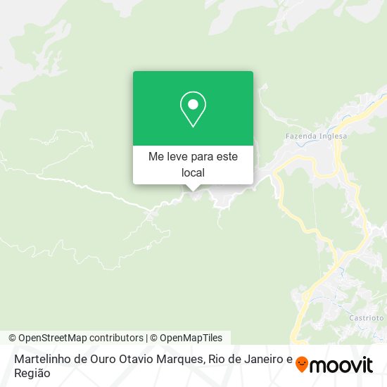 Martelinho de Ouro Otavio Marques mapa