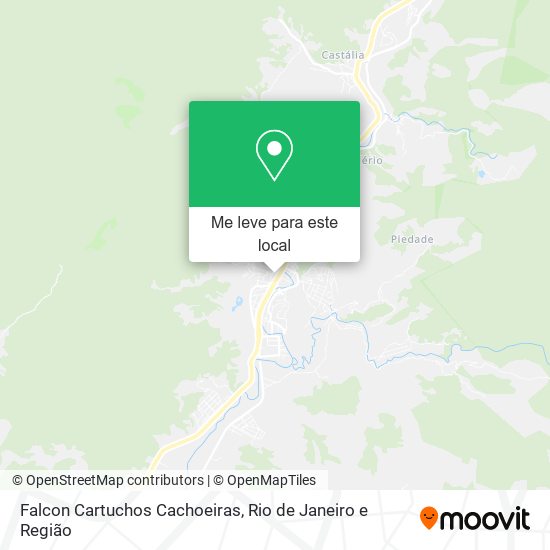 Falcon Cartuchos Cachoeiras mapa