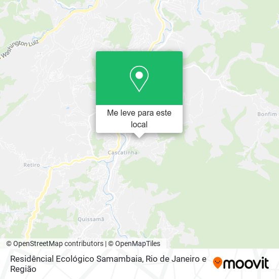 Residêncial Ecológico Samambaia mapa